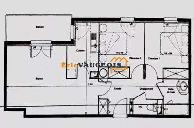Appartement 3 pièces 110000 €