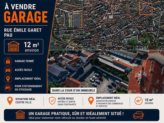 PAU CENTRE - Box - 12 m² — photo du bien