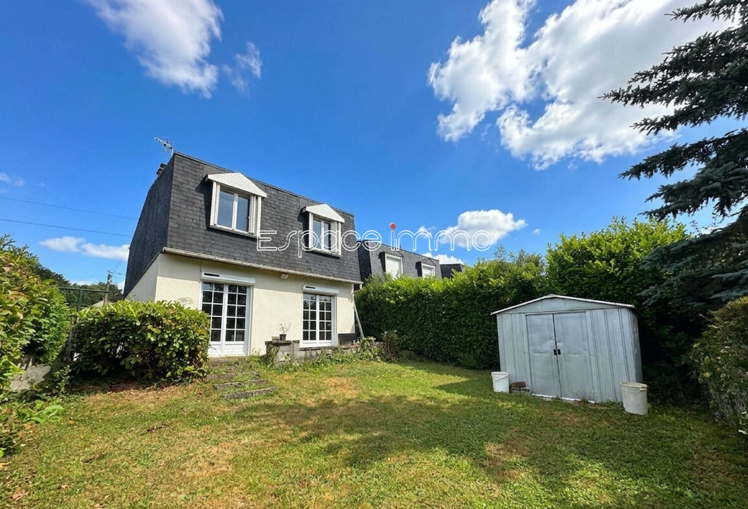 Maison mitoyenne par le garage - 3 chambres - 89.16 m2 - 326m² de terrain  - MALAUNAY — photo 1