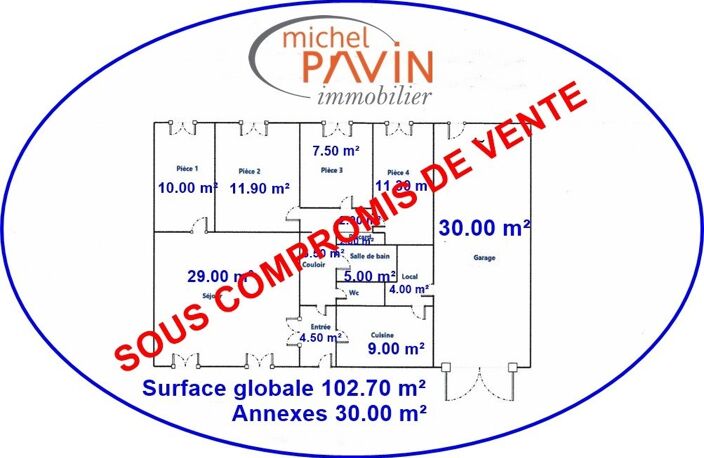 vente maison - 6 pièce(s) — photo 4