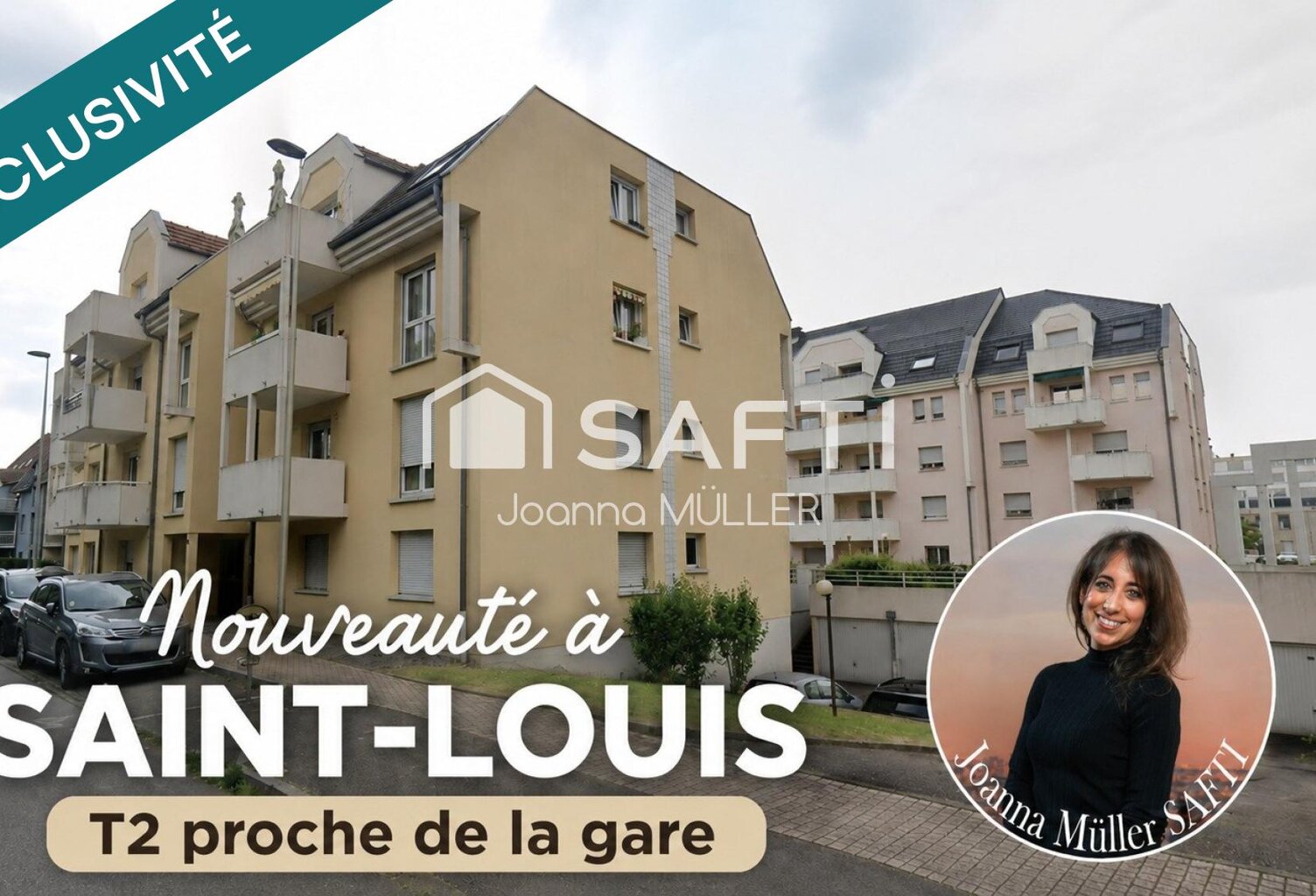 À VENDRE  APPARTEMENT T2 AVEC GARAGE  SAINT-LOUIS — photo 1