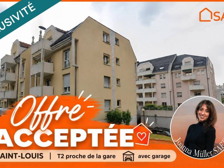 À VENDRE  APPARTEMENT T2 AVEC GARAGE  SAINT-LOUIS — photo 1