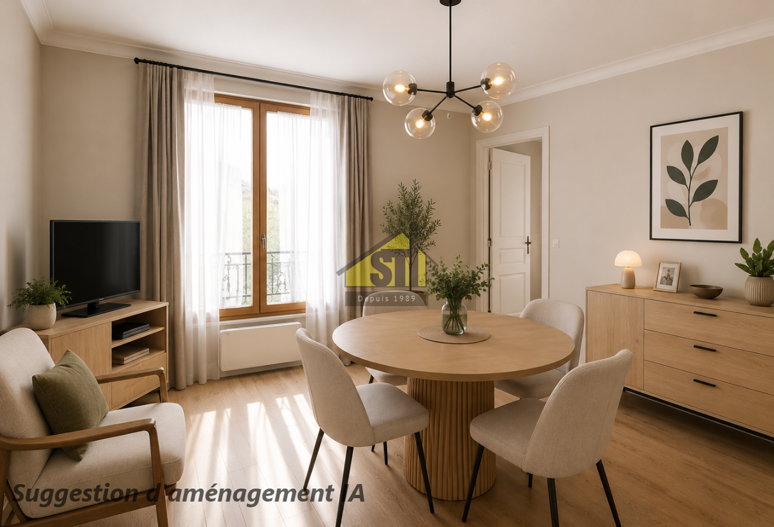 Appartement - 36 m2 - 2 pièces — photo 1