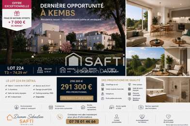 Appartement 3 pièces 291300 €