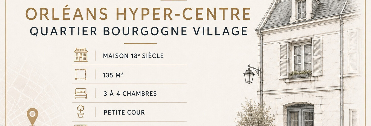 Maison 6 Pièces 135 m² à vendre à Orléans (45000)
