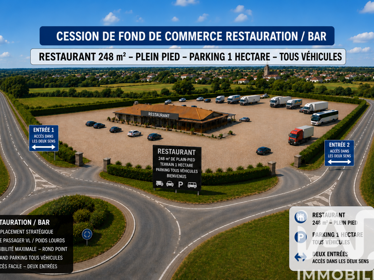 Vente Restaurant 245 m&sup2; — photo 1