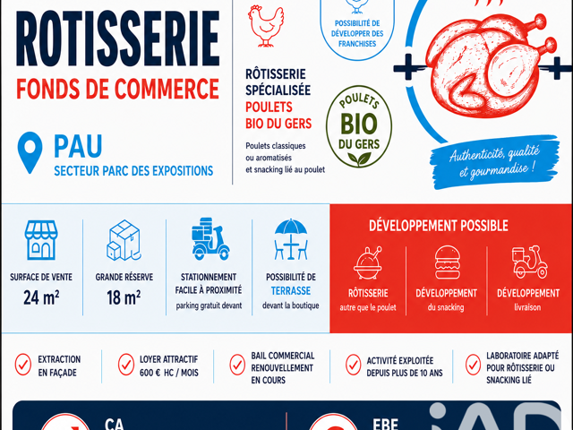 Vente Alimentation 46 m&sup2; — photo du bien