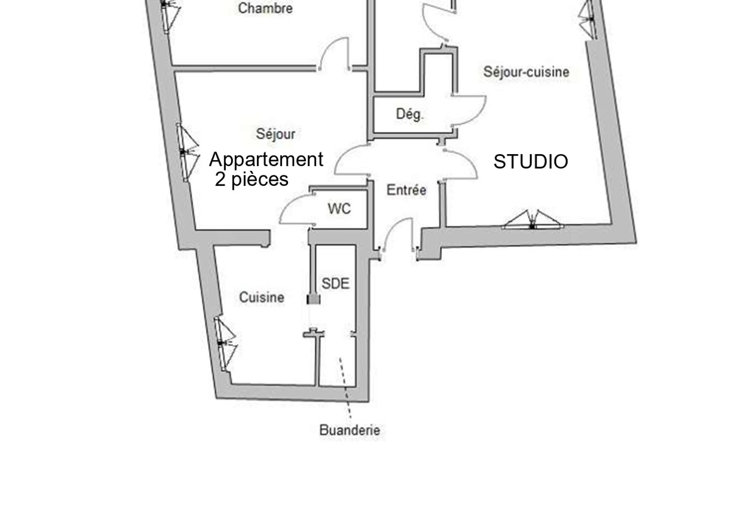 Vente Appartement 3 pièces — photo 1