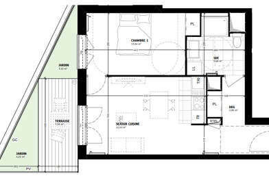 Appartement 2 pièces 270000 €