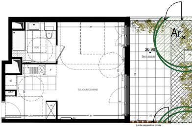 Appartement 1 pièces 309000 €