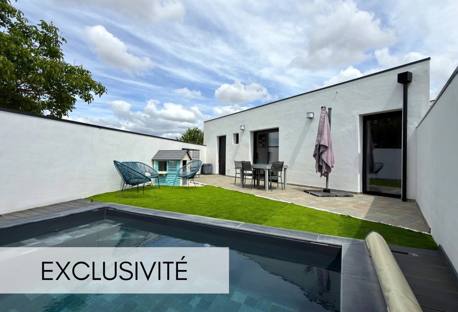 Maison de plain-pied avec piscine, au calme, à 10 minutes de La — photo 1
