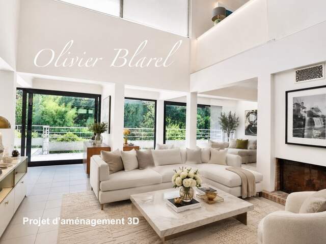 Chatou limite Le Vesinet - Villa d'architecte 8 pièces - Jardin paysagé - Reception cathédrale — photo du bien