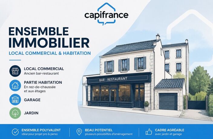 PLEYBEN (29) - Immeuble mixte - Local commercial 200m²  + habitation 166m² -  fort potentiel — photo 4