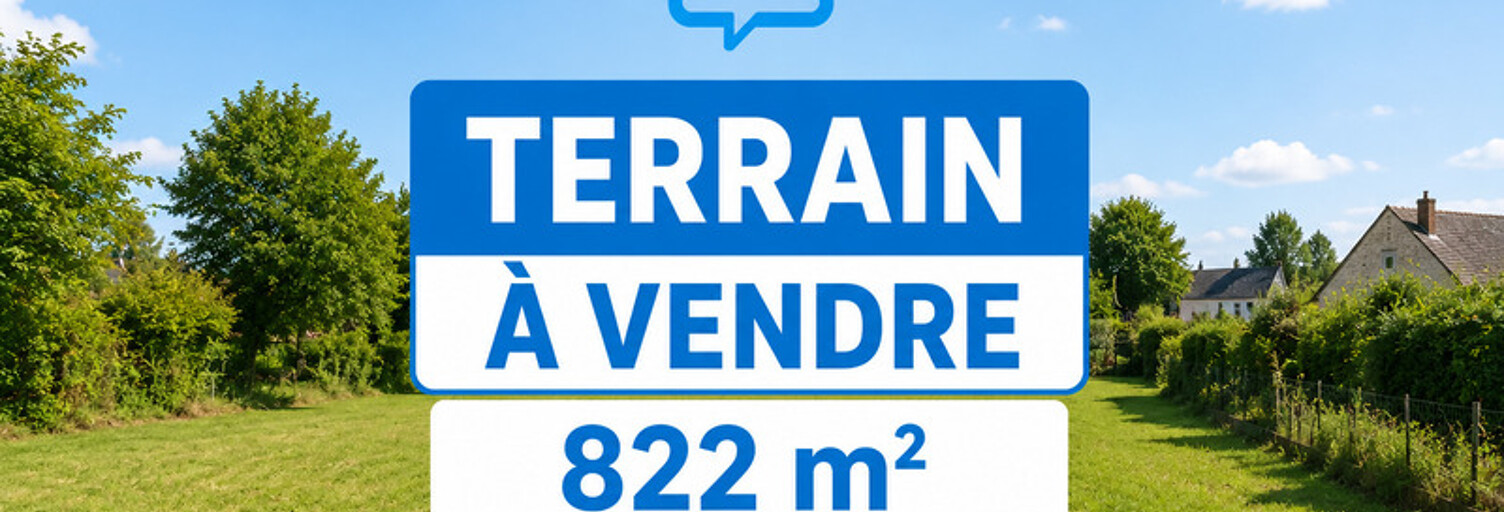 Terrain  822 m² à vendre à Les Hauts-d'Anjou (49330)