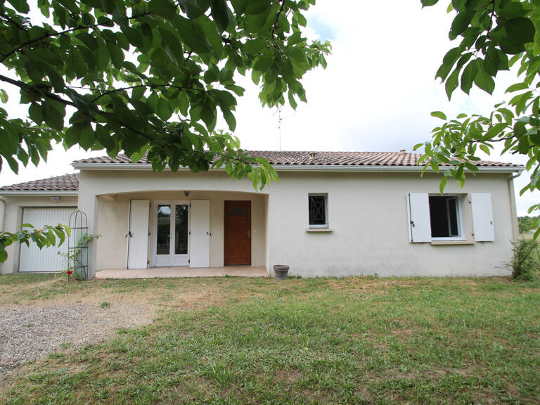 Maison plain pied à vendre 3 pièces LAMOTHE LANDERRON (33), 2 chambres, garage, terrain 2109m² — photo 1
