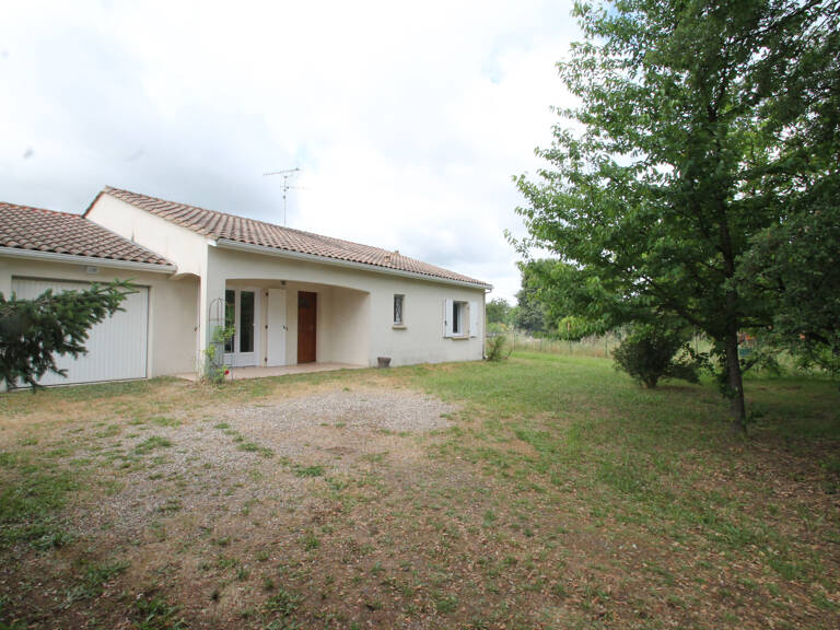 Maison plain pied à vendre 3 pièces LAMOTHE LANDERRON (33), 2 chambres, garage, terrain 2109m² — photo 1