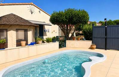 Maison plain pied de 80 m² avec 4 pièces, piscine avec jacuzzi et panneaux solaires à Vergèze — photo du bien