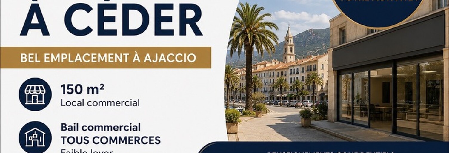 Commerce 2 Pièces 150 m² à vendre à Ajaccio (20000)
