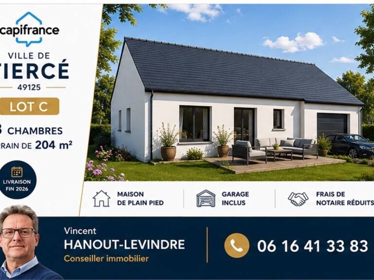 Maison à vendre 5 pièces TIERCE (49) — photo 1