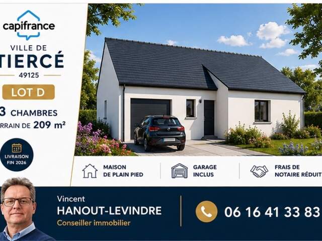 Maison à vendre 5 pièces TIERCE (49) — photo du bien