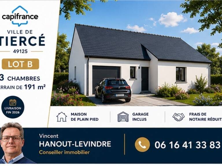 Maison à vendre 5 pièces TIERCE (49) — photo 1