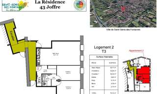 Appartement 3 Pièces 71 m² à louer à Saint-Génis-des-Fontaines (66740)