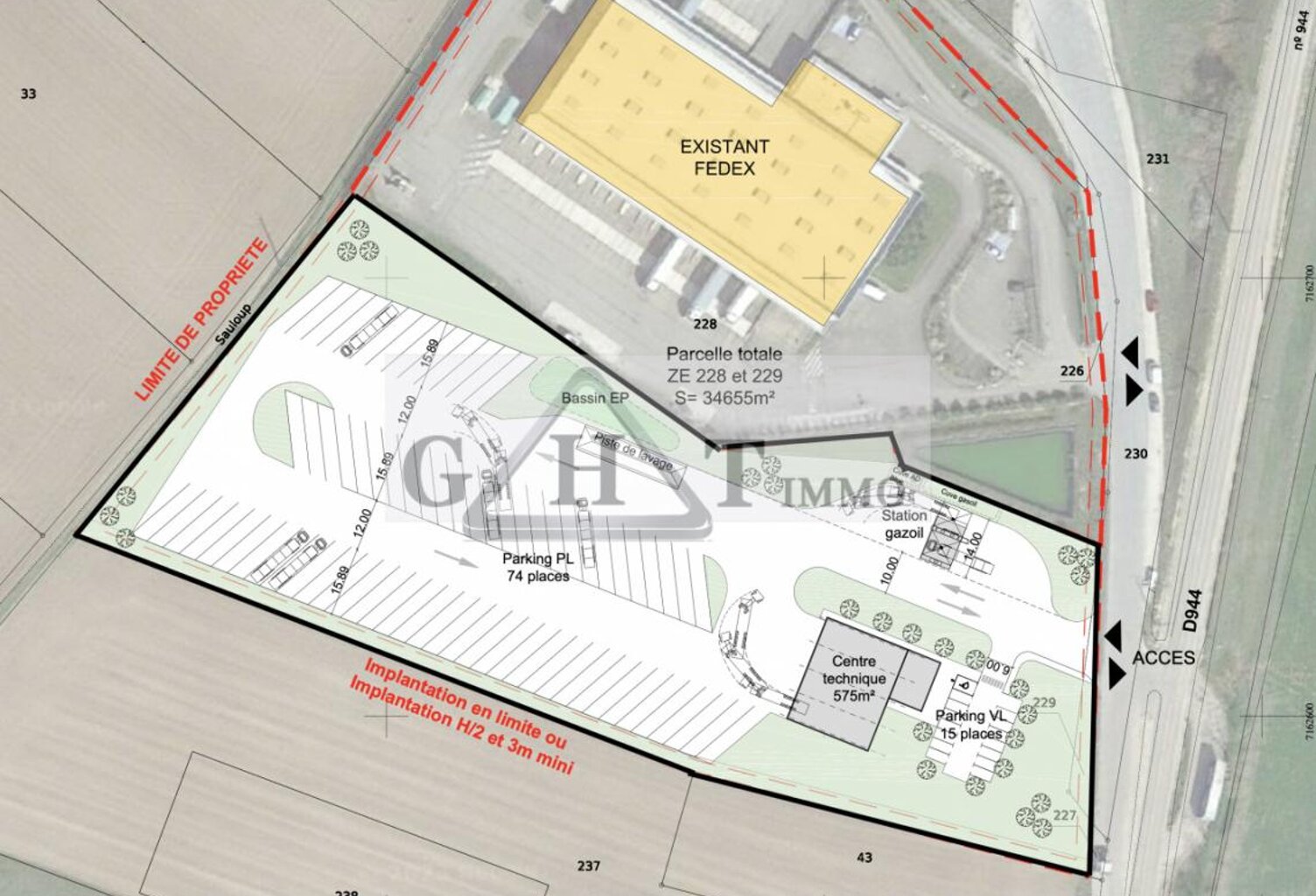 TERRAIN A LOUER DE 17621 M² A NITRY SUR LA A6 — photo 1