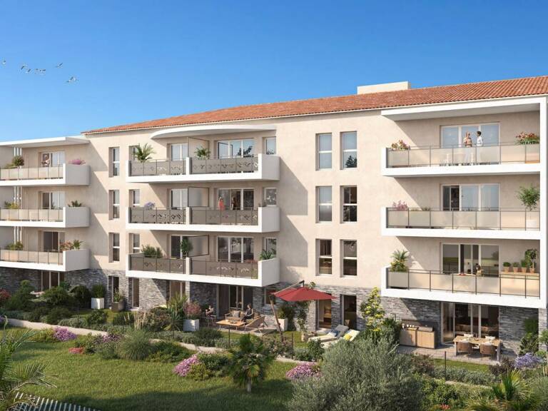 APPARTEMENT NEUF EN VEFA  - TYPE 4 DERNIER ÉTAGE - AVEC BELLE TERRASSE EXPOSÉE SUD ET PARKING PRIVATIF EN SOUS-SOL -- DANS RÉSIDENCE INTIMISTE SUR TROIS ÉTAGES AU MUY -- DISPOSITIF LLI POSSIBLE POUR INVESTISSEURS — photo 1