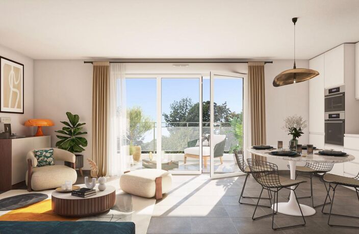 APPARTEMENT NEUF EN VEFA  - TYPE 4 DERNIER ÉTAGE - AVEC BELLE TERRASSE EXPOSÉE SUD ET PARKING PRIVATIF EN SOUS-SOL -- DANS RÉSIDENCE INTIMISTE SUR TROIS ÉTAGES AU MUY -- DISPOSITIF LLI POSSIBLE POUR INVESTISSEURS — photo 2