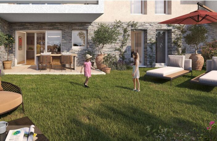 APPARTEMENT NEUF EN VEFA  - TYPE 4 DERNIER ÉTAGE - AVEC BELLE TERRASSE EXPOSÉE SUD ET PARKING PRIVATIF EN SOUS-SOL -- DANS RÉSIDENCE INTIMISTE SUR TROIS ÉTAGES AU MUY -- DISPOSITIF LLI POSSIBLE POUR INVESTISSEURS — photo 3