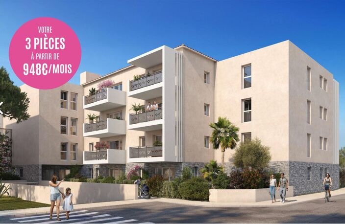 APPARTEMENT NEUF EN VEFA - TYPE 3 - AVEC BELLE TERRASSE EXPOSÉE OUEST ET PARKING PRIVATIF EN SOUS-SOL -- DANS RÉSIDENCE INTIMISTE AU MUY -- DISPOSITIF LLI POSSIBLE POUR INVESTISSEURS — photo 2