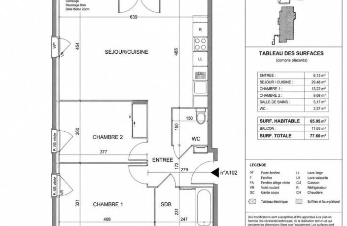 APPARTEMENT NEUF EN VEFA - TYPE 3 - AVEC BELLE TERRASSE EXPOSÉE OUEST ET PARKING PRIVATIF EN SOUS-SOL -- DANS RÉSIDENCE INTIMISTE AU MUY -- DISPOSITIF LLI POSSIBLE POUR INVESTISSEURS — photo 4