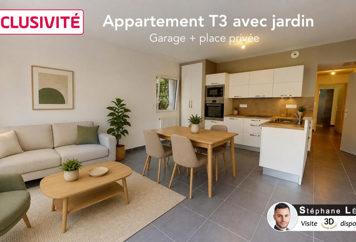 Appartement avec jardin - Montélimar 3 pièce(s) 60 m2 — photo 1