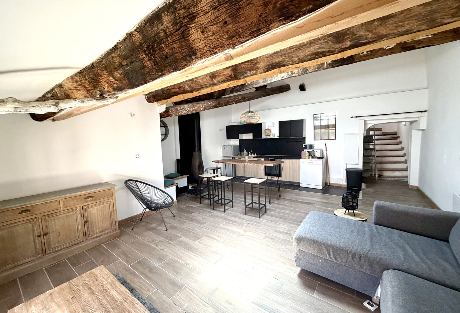 Aups: Appartement en duplex — photo 1