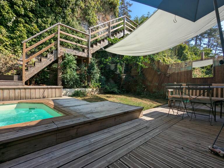 Appartement duplex avec piscine, jardin et vue — photo 1