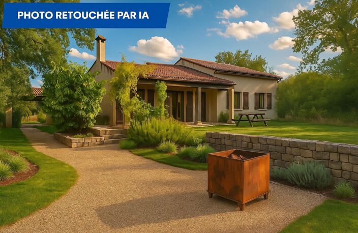 Maison 102 m² sans vis-à-vis sur 1 380 m² de terrain plat — photo 2