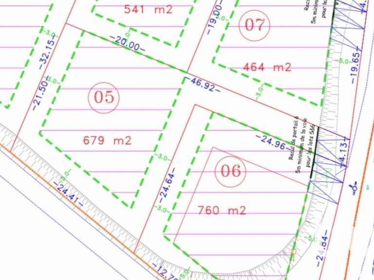 Vente Terrain à bâtir 679 m&sup2; — photo 1