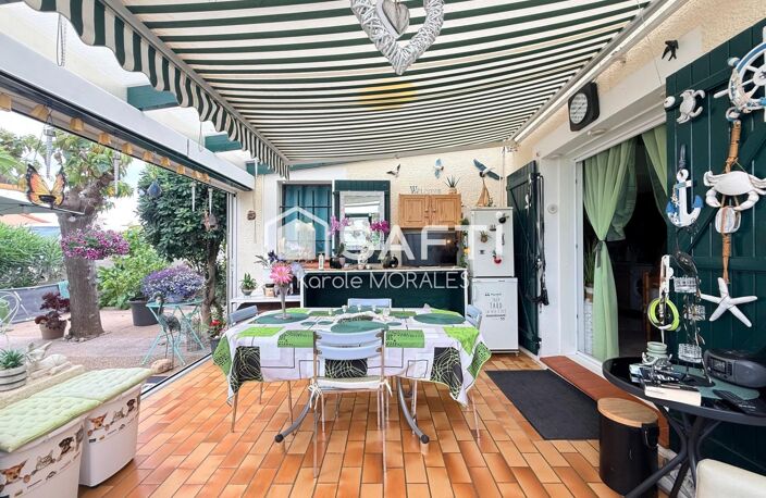 LE BARCARES (66), MAISON T3, DE 56 M2, AVEC MAGNIFIQUE JARDIN, STATIONNEMENTS, 2 MIN DE LA PLAGE — photo 3
