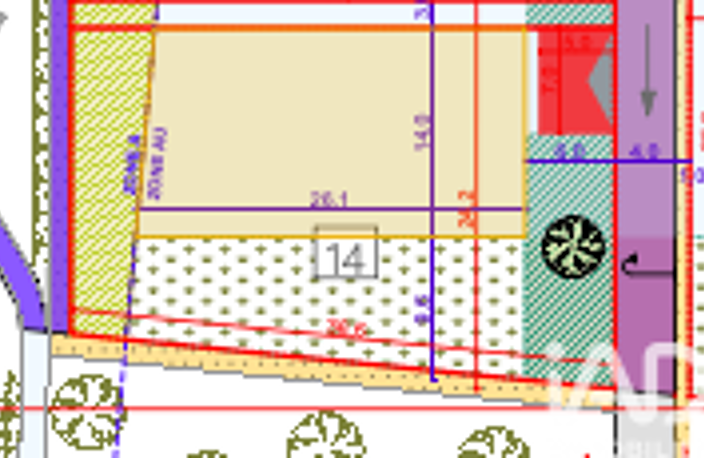 Vente Terrain à bâtir 805 m&sup2; — photo 2