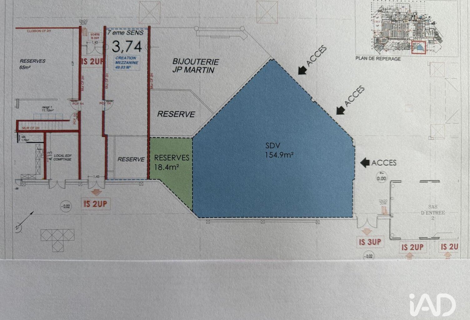 Location Boutique/Local commercial 177 m&sup2; — photo 1