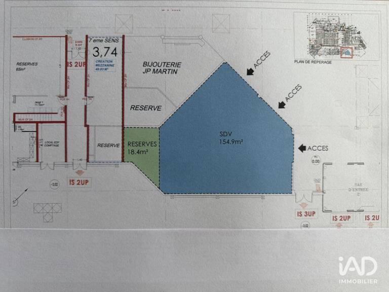Location Boutique/Local commercial 177 m&sup2; — photo 1