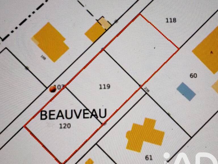 Vente Terrain à bâtir 1 800 m&sup2; — photo 1