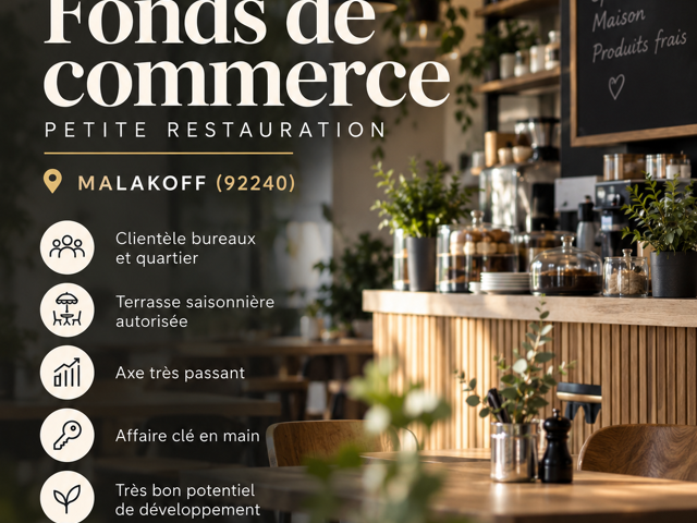 Vente Restauration rapide 120 m&sup2; — photo du bien