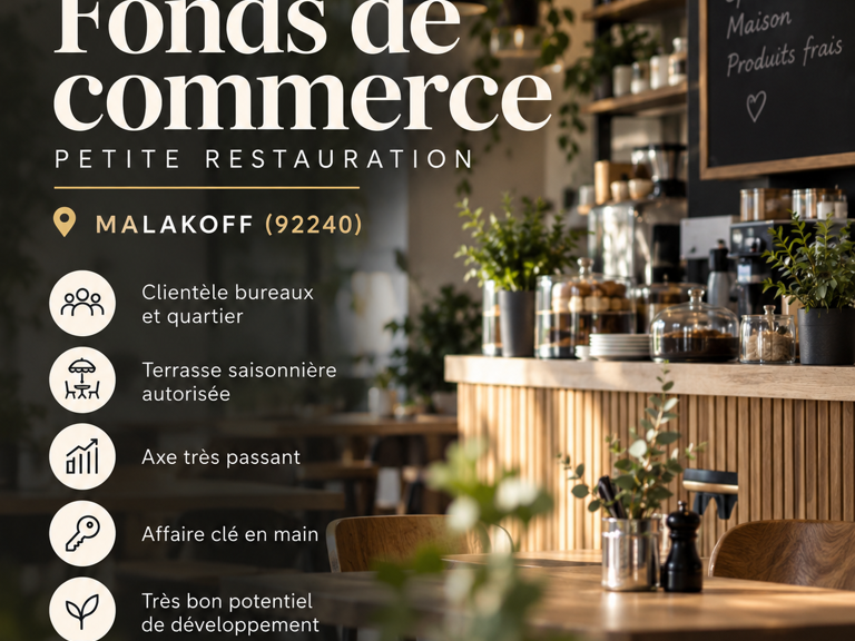 Vente Restauration rapide 120 m&sup2; — photo 1
