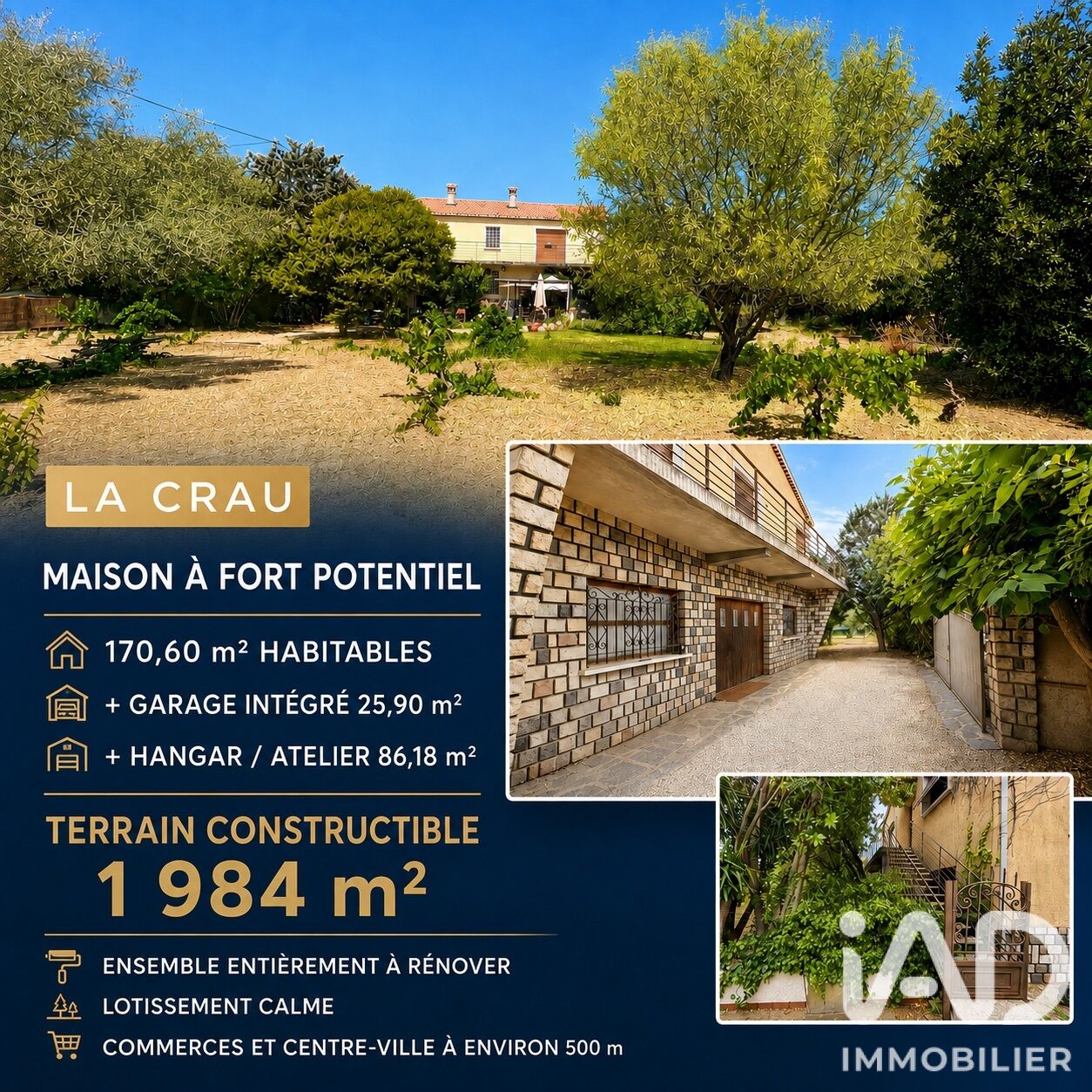Agence immobilière de I@D FRANCE