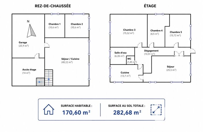 Vente Maison traditionnelle 7 pièces — photo 2