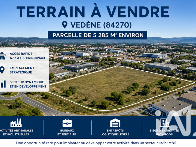 Vente Terrain 5 285 m&sup2; — photo du bien