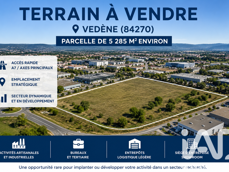 Vente Terrain 5 285 m&sup2; — photo 1