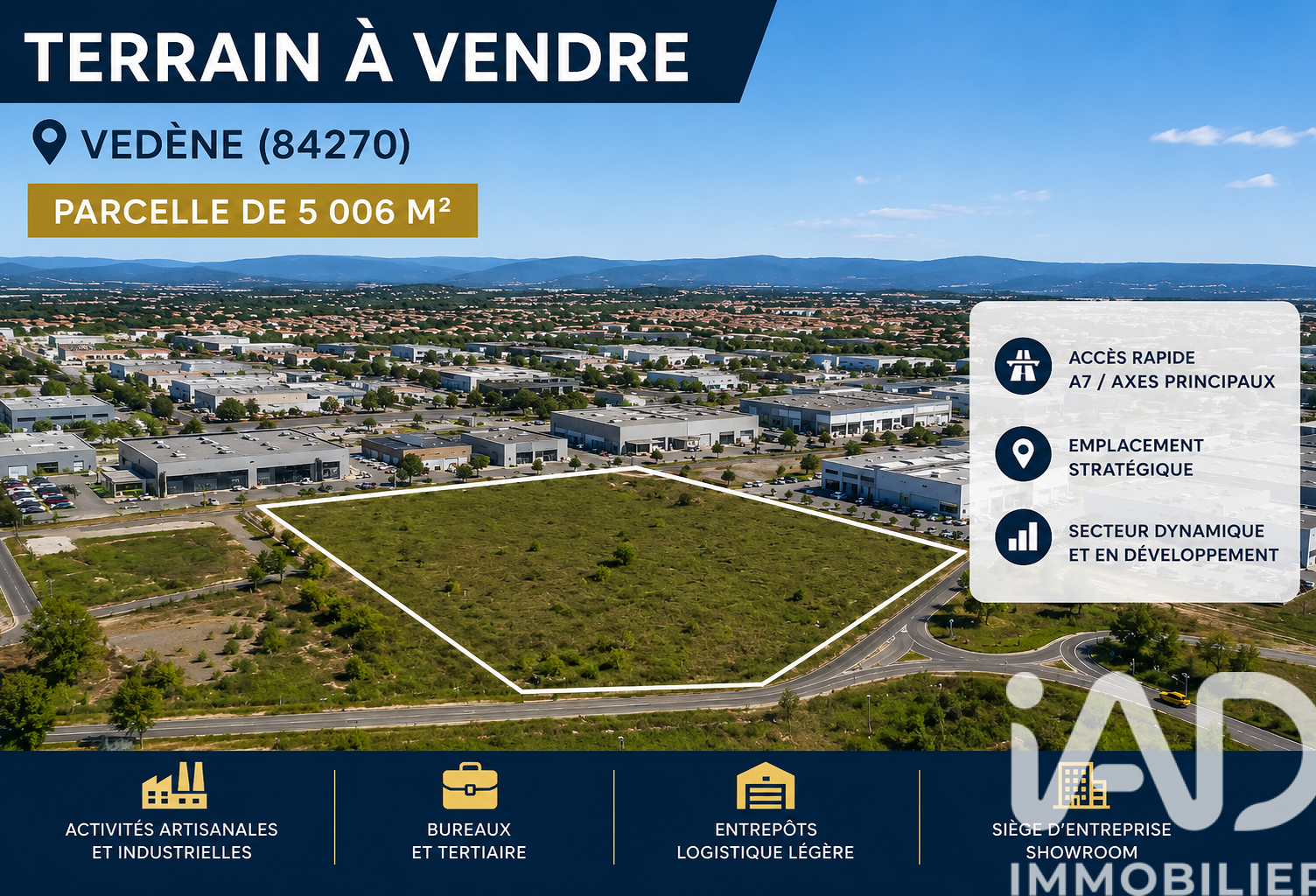 Vente Terrain 5 006 m&sup2; — photo 1