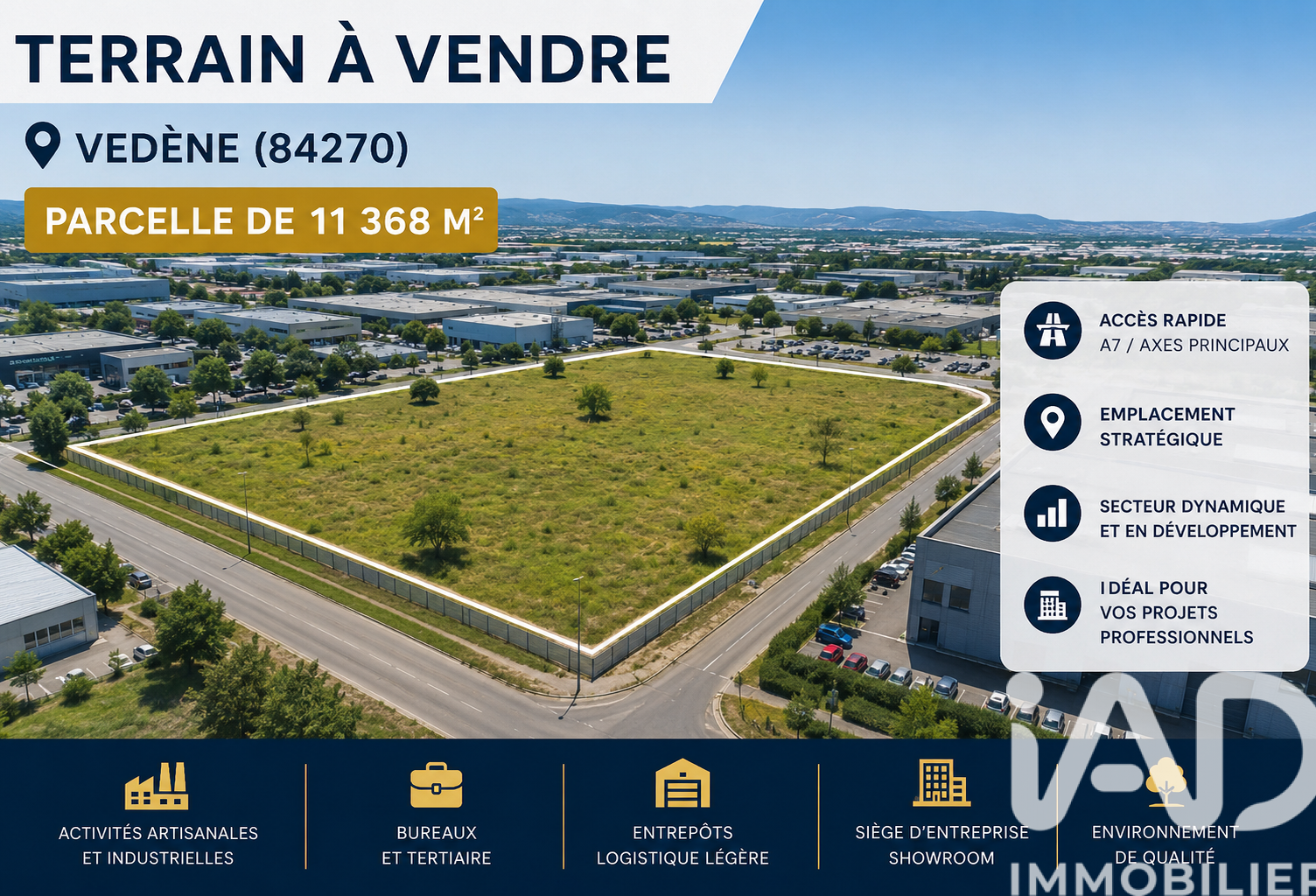 Vente Terrain 11 000 m&sup2; — photo 1